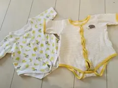 ベビー肌着2点セット ボディースーツ♡60