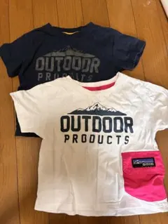 OUTDOOR PRODUCTS Tシャツ 2枚セット 100 110cmのサムネイル