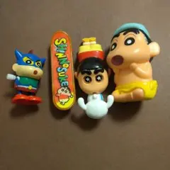 クレヨンしんちゃん ミニフィギュア 4体セット