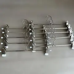 MAWAのスカート、ズボン用クリップハンガーセット10セット