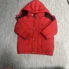 Ralph Lauren 赤 ダウンコート 100cm