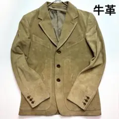 ポールスミス レザージャケット　テーラードジャケット　牛革　本切羽　キャメルのサムネイル
