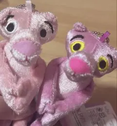 ピンクパンサー むぎゅっときらっとマスコットBCぬいぐるみ 2体セット