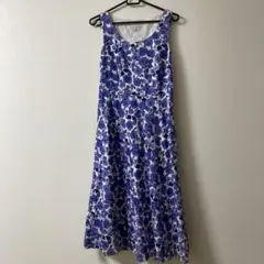 ローラアシュレイ ノースリーブワンピース