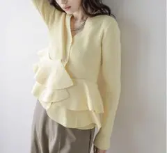 ジェマアトリエ jemma.atelier バルーンドッキングカーディガン - メルカリ