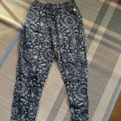 Cookman バンダナ柄 イージーパンツ 黒