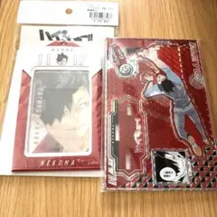 【新品・未開封】黒尾鉄朗／アクスタ／カードホルダー／2点セット／ハイキュー