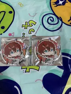 ロゼくん サイン入り色紙 めておら ファーストグッズ 缶バッジ ロゼくん デフォ サイン入り