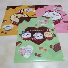 ちいかわガーナ　クリアファイル3枚セット