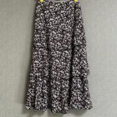 2026年最新】Mila Owen 柄：花柄 レディース ロング フレアスカートの