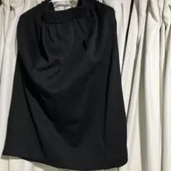 ユニクロユー　XXL ブラック スカート ひざ丈