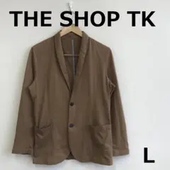 値下　A0427A08【THE SHOP TK】ショールカラー薄手ジャケット