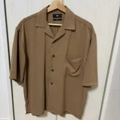 HARE オープンカラーシャツ ブラウン Mサイズのサムネイル