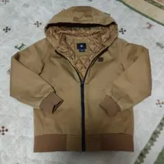 DC フード付きブラウンジャケット