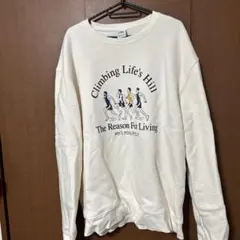 ZARA クリーム色 トレーナー M