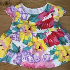 baby GAP ベビーギャップ　フラワーワンピース 80CM