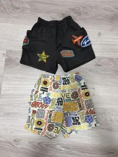 キッズ ハーフパンツ 2枚セット