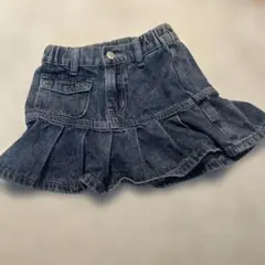 SHEIN ダークデニム フリルスカート 130