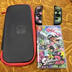 Nintendo Switchキャリングケースとスプラトゥーンカバー&ソフト