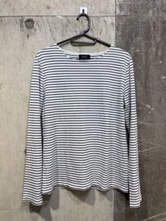 A.P.C. ボーダー長袖カットソー　ロンT