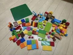 LEGO デュプロ　多色ブロックセット ベースプレート付き