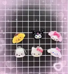 ネイルパーツ　ポムポムプリン　キティ　マイメロ　クロミ　デコパーツ　サンリオ