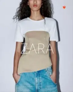 ZARA アシンメトリーヘムビスチェのサムネイル