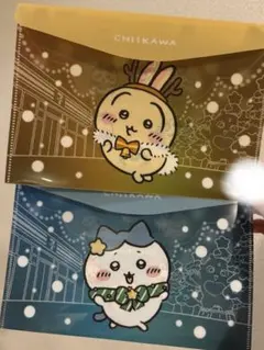 ちいかわ　セブンイレブン　フラットケース　ハチワレ・うさぎ
