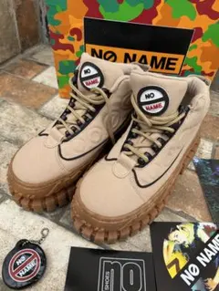 ¥2000値引【希少】NO NAME メンズ厚底スニーカー ハイカーライン