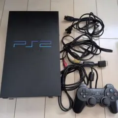 【動作確認済み】PlayStation 2 本体 ブラック コントローラー付き