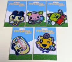 たまごっちのプチプチおみせっちしりーず　ホログラムステッカー　5点