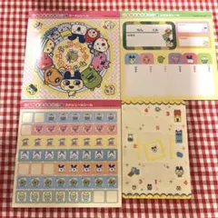 キャラクター　シール　セット　たまごっち　平成　レトロ　ぷくぷくシール　なし