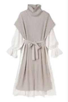 タートルネック ワンピース インナーセット