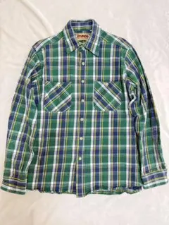 CAMCO【カムコ】厚手 ヘビーウェイト ネルシャツ チェックシャツ 長袖シャツ