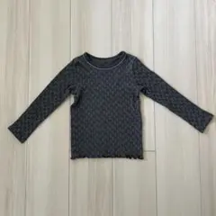 カルディア⭐︎ロンT 90 花柄　グレー