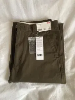 新品　UNIQLO ワイドフィットチノ 38Ｄブラウン Ｗ79cm