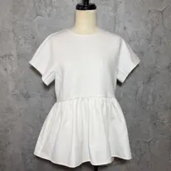 NOLLEY'S sophi ダンボール×タフタペプラムプルオーバーカットソーのサムネイル