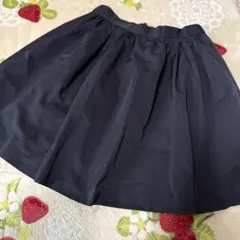 2月10日まで出品♥︎︎黒 フレアスカート ミニ丈 裏地付き