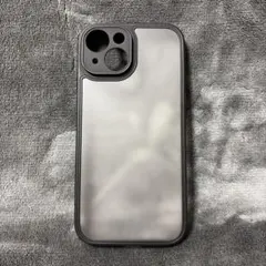 iPhone15ケース　ブラック　マット