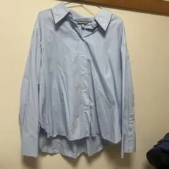 H&M ライトブルー 長袖シャツ M