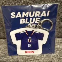 サッカー日本代表 ユニフォーム型キーホルダー 上田綺世 18