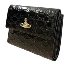 【新品同様】ヴィヴィアンウエストウッド　限定完売品　二つ折り財布　バッグ　黒