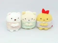 すみっコぐらし てのりぬいぐるみ ユニクロ しろくま＆ねこ＆えびふらいのしっぽ