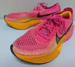 Nike Vaporfly 3 ピンク オレンジ ランニングシューズ - メルカリ