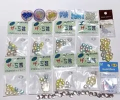 アクセサリーパーツ まとめ売り ハートビーズ ガラスビーズ 手芸材料 大量
