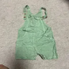 ZARA ライトグリーン オーバーオール 6-9ヶ月