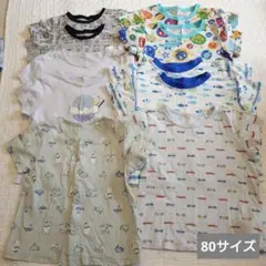 夏物 半袖半ズボン パジャマ 保育園 薄手 80サイズ まとめ売り