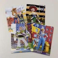 ②トイストーリー ディズニーファン ポストカード 4枚セット