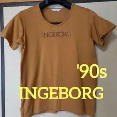 【お値下げ中】INGEBORG インゲボルグ　ロゴ入り半袖Tシャツ　'90s