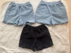 UNIQLO ベビー　ハーフパンツ 3点セット 100cm